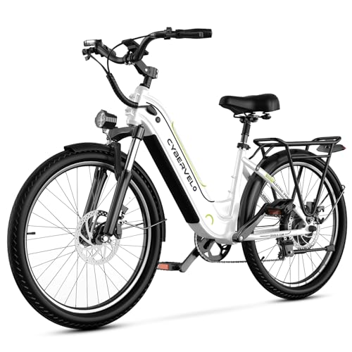 1000 Peak Electric Bike for Adults, 80 Miles Removable Battery, 26" 7-Speed D960