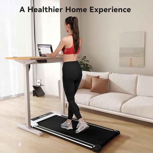 GORISE Walking Pad, Under Desk Treadmill with Incline and Remote Control Y819748