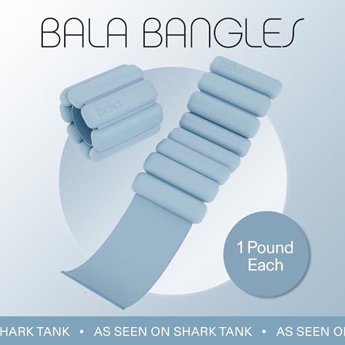 Bala Bangles Wrist & Ankle Weights Adjustable Silicone Set for Women Men Y10032