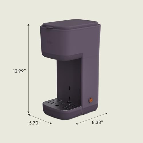 BELLA Single Serve Coffee Maker, K Cup & Ground Compatible, Auto Shutoff X237