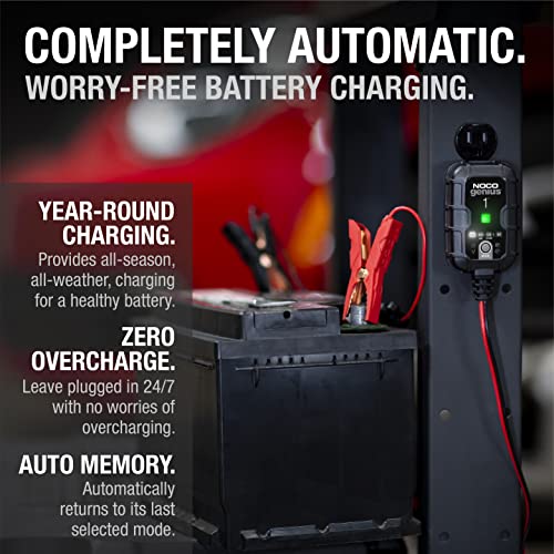NOCO GENIUS1 1A 6V/12V Smart Battery Charger and Maintainer W805