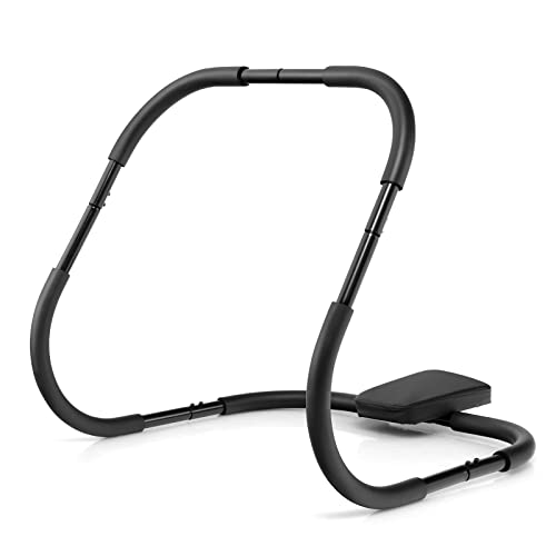 GYMAX Ab Cruncher Abdominal Trainer with Padded Headrest for Core Muscle Home Gym B873