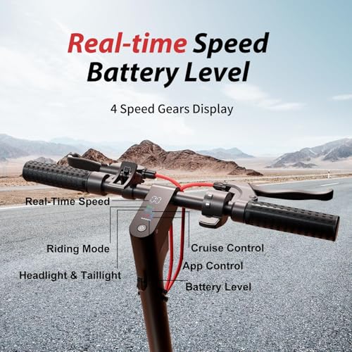 Electric Scooter 1000W Motor 28 MPH Foldable for Adults P648726