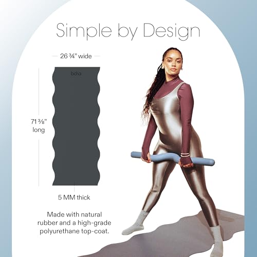 Bala Yoga Mat Non Slip Exercise Mat for Home Workout Pilates N14576