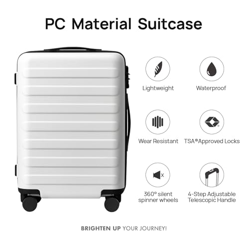 Carry-on Luggage 20 Inch Hardshell with Spinner Wheels and TSA Lock L610552