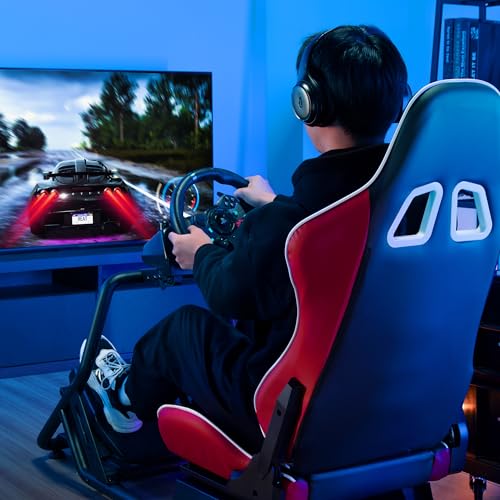 ARES WING Racing Simulator Cockpit with Monitor Mount and Seat P60837