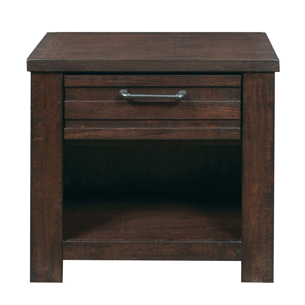 Sedona Transitional Wood Bedroom Set Queen with Dresser and Mirror H29321