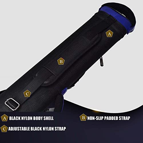 Champion Nylon/Leatherette Billiard Pool Cue Stick Hard Carrying Case Y844595