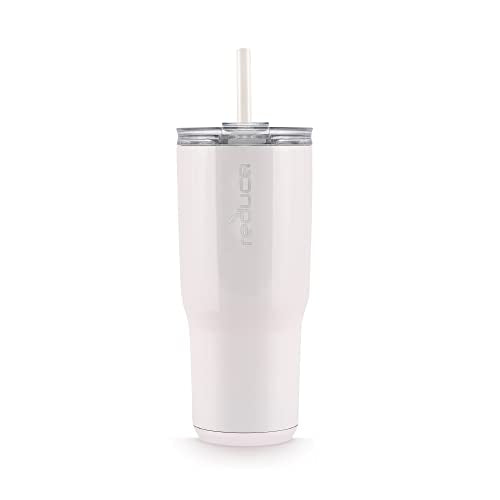 REDUCE Cold1 34 oz Tumbler with Lid and Straw, Vacuum Insulated Stainless Steel D10206