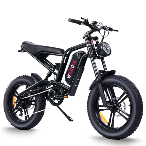 E2/K20 Electric Bike for Adults, 48V 13Ah/15Ah, 750/1000W Peak, 20"/26" Fat Tires Z839544