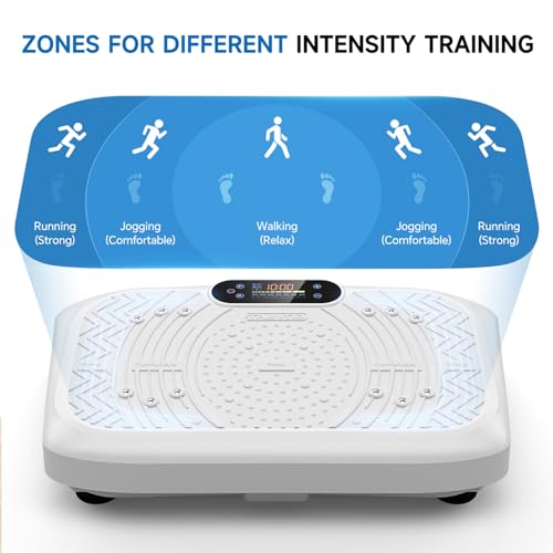 Vibration Plate Exercise Machine Full Body Workout 450 Lbs Capacity W919