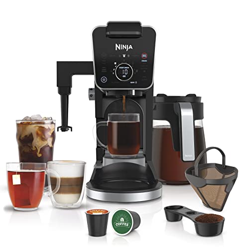 Ninja DualBrew Pro Specialty 12-Cup Coffee Maker with K-Cup Combo, Single Serve & Drip, Permanent Filter Included U419373