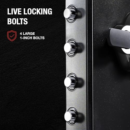 SentrySafe Fireproof Waterproof Steel Home Safe with Dial Combination Lock, Black Y353