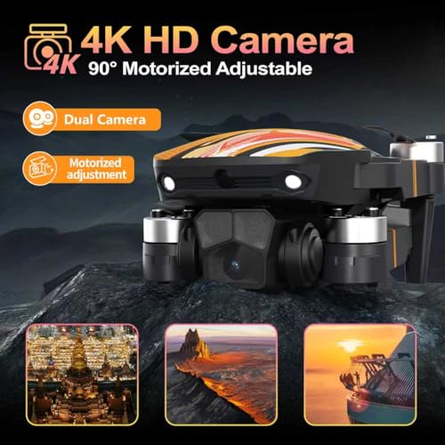 TT19 Drone with 1080P Camera for Adults, Foldable Quadcopter, Green E552
