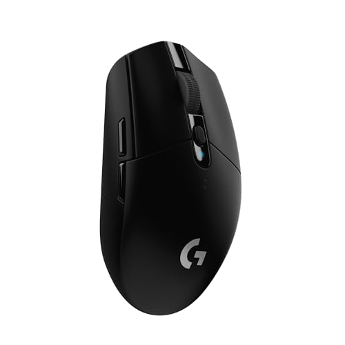 Logitech G305 LIGHTSPEED Wireless Gaming Mouse, Hero 12K Sensor, Black O4133