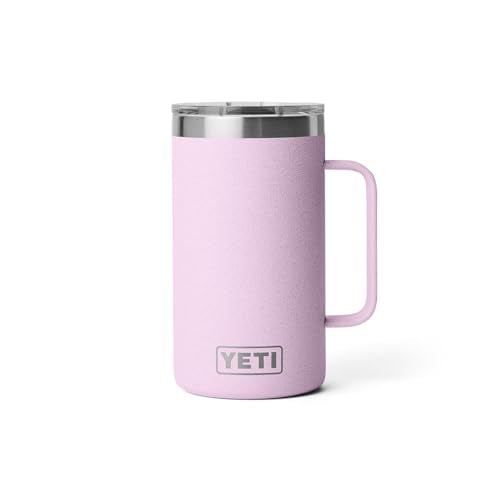 YETI Rambler 24 oz Mug, Stainless Steel, Vacuum Insulated N160
