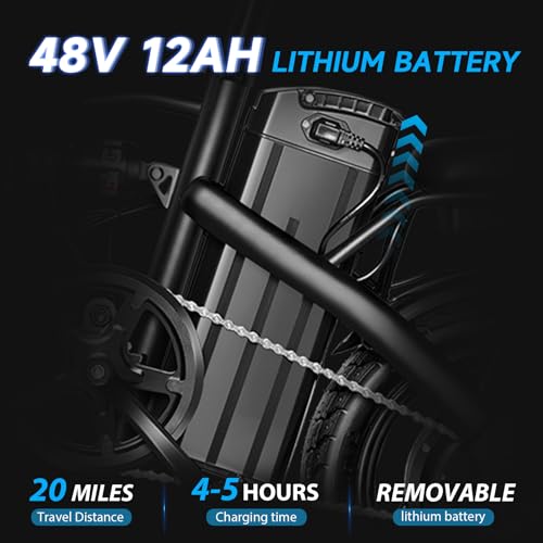 Folding Electric Bike for Adults with Removable Battery P213045