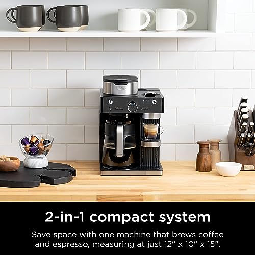 Ninja Espresso & Coffee Maker & Barista System, Black, CFN601 N3810