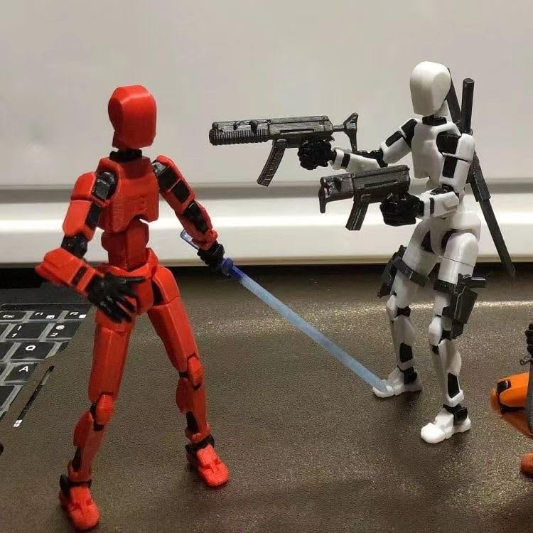 Titan 13 Action Figure, 3D Printed Robot, Desktop Decorations Game Gifts (9 pcs) Z24151