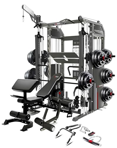 MiM USA Hercules EX Commercial All in One Gym Machine with 400 lb Weight Stack W526181