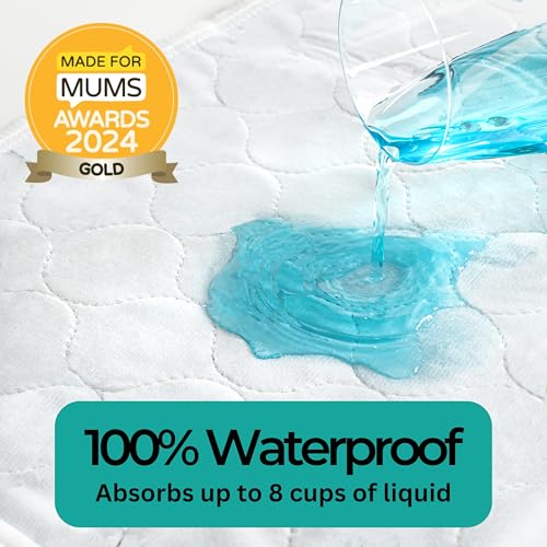 Hygge Sheets® Potty Training Pee Pads for Kids, Toddlers - 100% Waterproof, Non Slip, Washable, Dinosaur P67400
