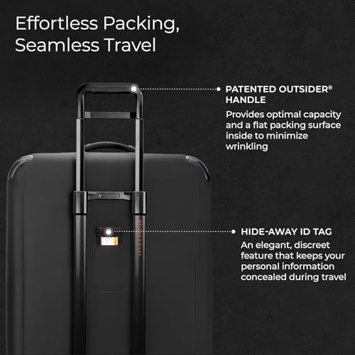 Briggs & Riley 22" Carry On Expandable Spinner - Softside Luggage, Black G487462