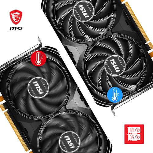 MSI GeForce RTX 4060 Ventus 2X Black 8G OC Gaming Graphics Card A74213