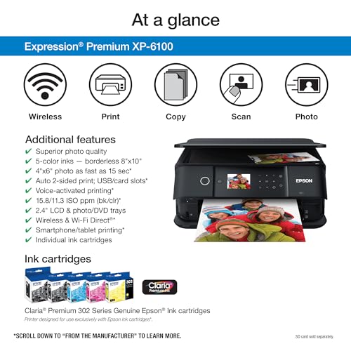 Epson EcoTank ET-2850 Wireless All-in-One Supertank Printer (Renewed) N67134