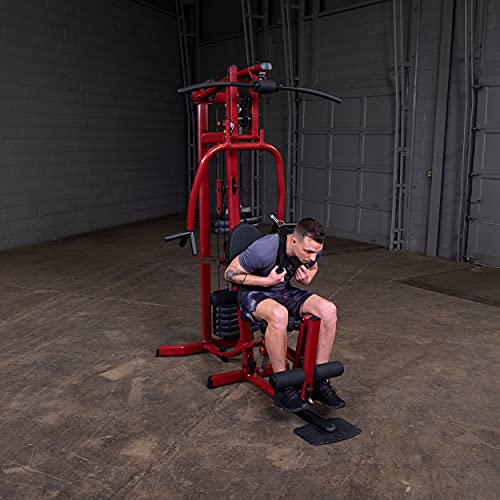 Body-Solid BFMG30 Multi-Station Home Gym Machine, Red D1051