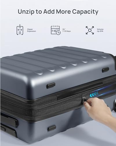 Carry-on Luggage 20 Inch Hardshell with Spinner Wheels and TSA Lock L610552