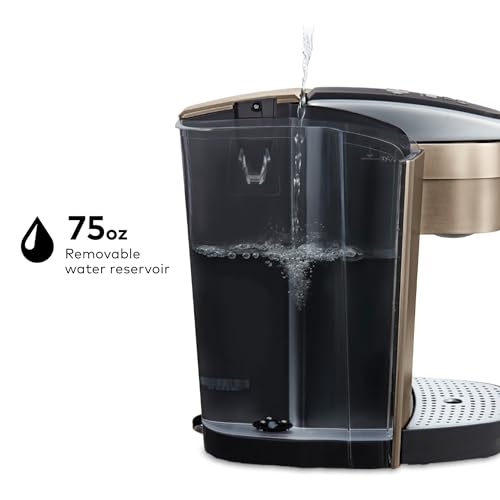 Keurig K-Elite Single Serve K-Cup Pod Coffee Maker, Brushed Silver P23556