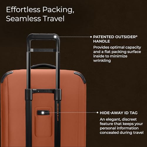 Briggs & Riley 22" Carry On Expandable Spinner - Softside Luggage, Black G487462