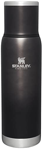 Stanley Adventure-To-Go Vacuum Bottle 25 oz Wide Mouth Insulated Stainless Steel Thermos, Blue Glow D5617
