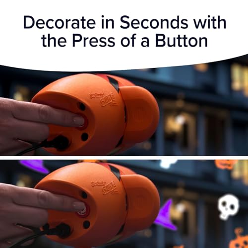 Star Shower Slide Show Halloween LED Projector with 6 Slides and Remote P173894