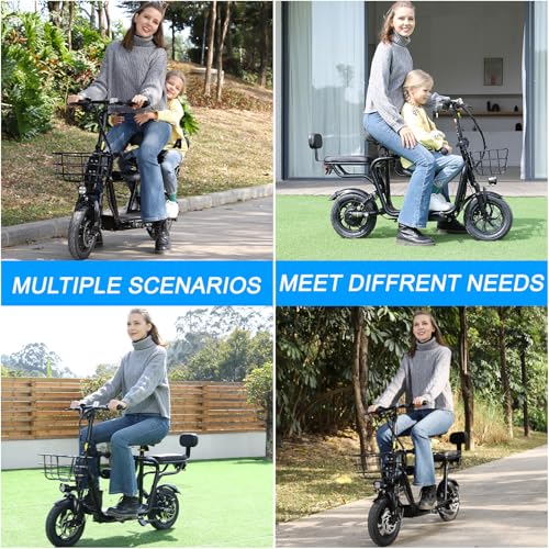 Electric Scooter with Seat for Adult, 350W Motor, 20 Mile Range C382991