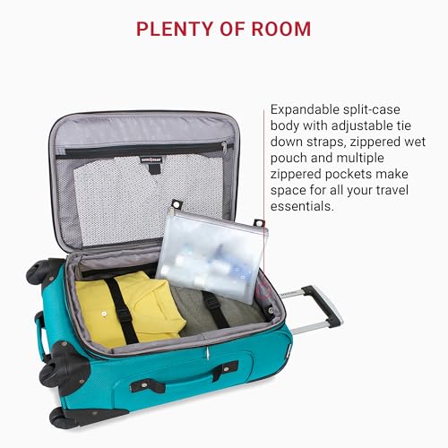 SwissGear Sion Softside Expandable Luggage, Black, 29-Inch C81483