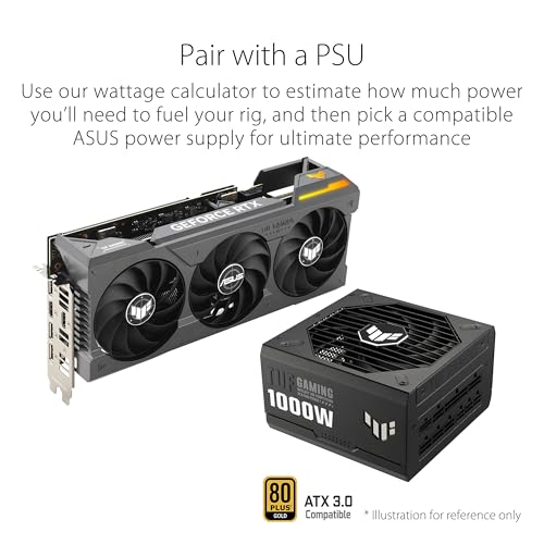 ASUS TUF Gaming GeForce RTX 4080 Super OC Edition Graphics Card, 16GB GDDR6X M329538