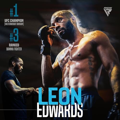 RDX MMA Gloves Hybrid Open Palm Maya Hide Leather Wrist Support Boxing Training Z623139