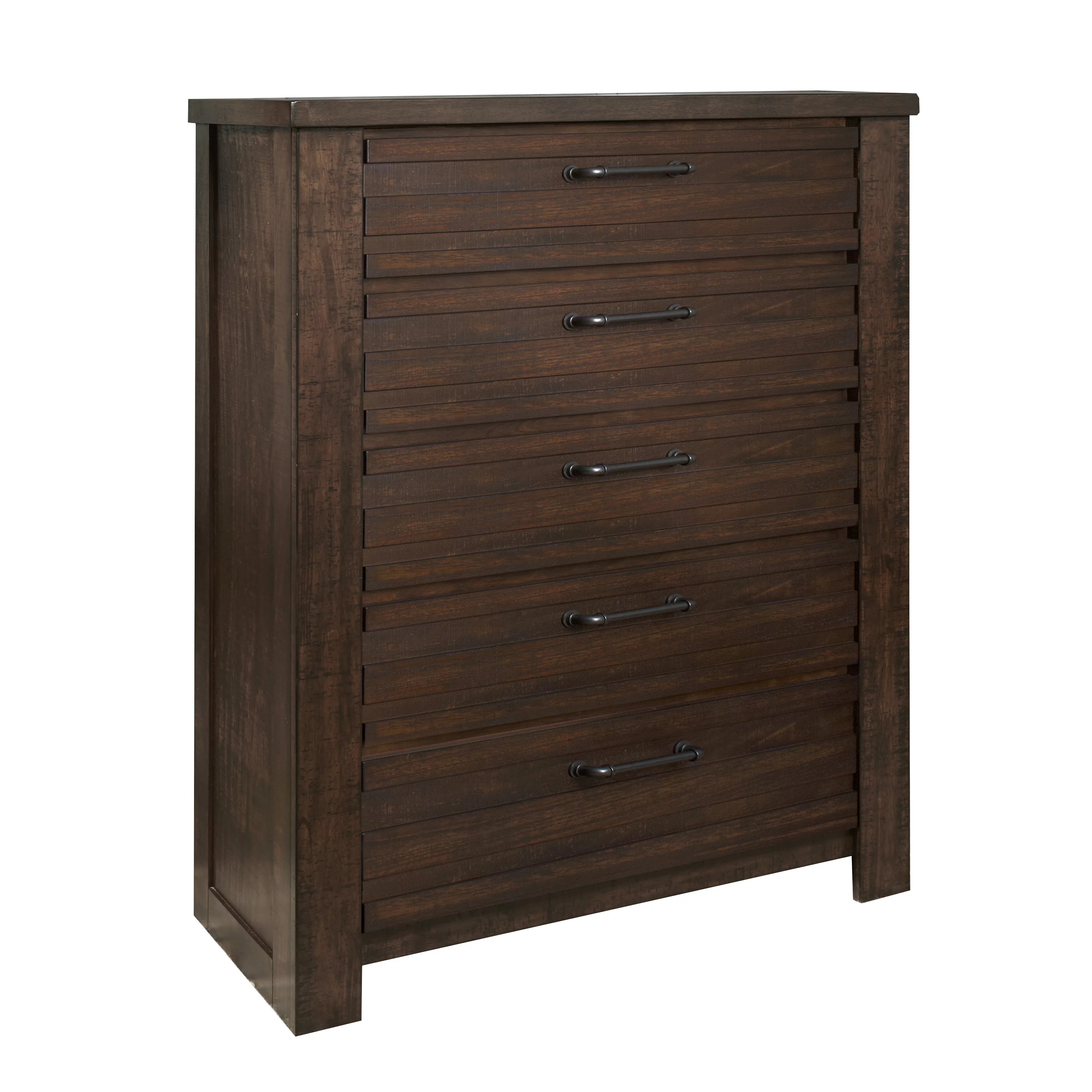 Sedona Transitional Wood Bedroom Set Queen with Dresser and Mirror H29321