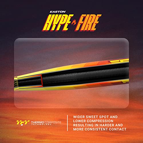 Easton Hype FIRE Baseball Bat USSSA 2 3/4" Barrel 2 Pc Composite V423