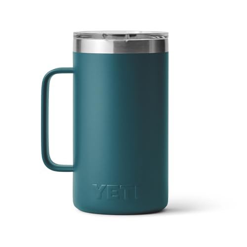 YETI Rambler 24 oz Mug, Stainless Steel, Vacuum Insulated N160