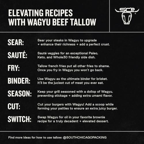 South Chicago Packing Wagyu Beef Tallow, 42 oz, Pure N50502