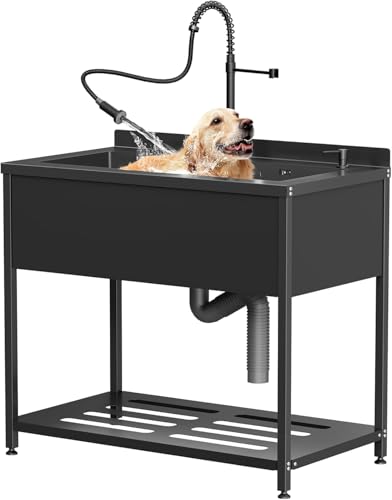 Stainless Steel Utility Sink with Faucet and Drain Kit I168