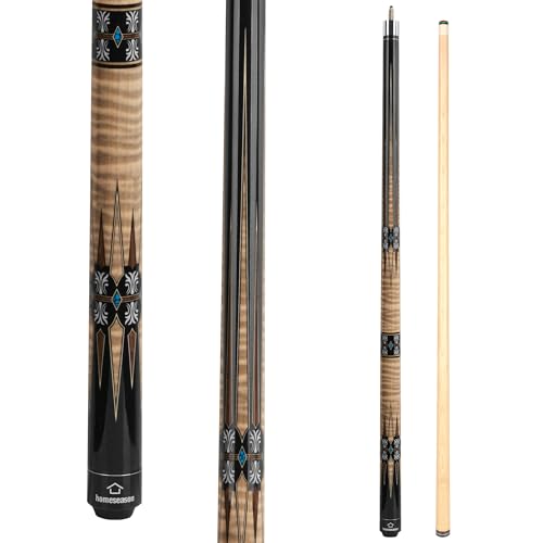 HomeSeason Pool Cue Stick 57" Low Deflection Billiard Cue Z435367