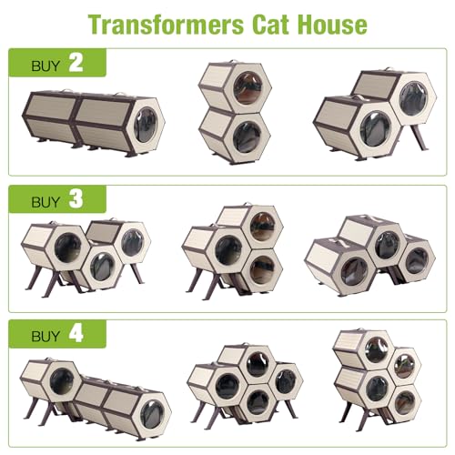 Outdoor Feral Cat House 2 Story Waterproof Shelter S95230