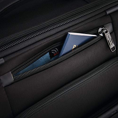 Samsonite Pro Travel Softside Expandable Luggage with Spinner Wheels, Black, Carry-On 21-Inch L839