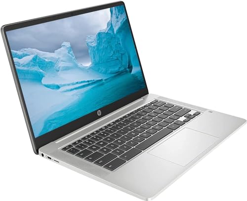 HP 2023 Chromebook 14 Inch Laptop, Intel Celeron, 4GB RAM, 64GB eMMC, Gray B2925