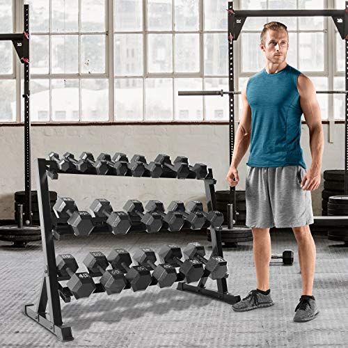 CAP Barbell Dumbbell Rack 5-75lb Storage G562297