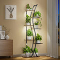 Plant Stand Indoor with Grow Lights, 7 Tier Tall Metal Shelf, 62" A3308