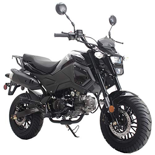 X-PRO 125cc Vader Adult Gas Motorcycle Street Bike Black S273